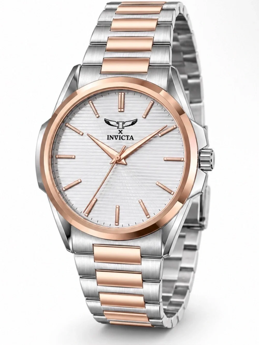 Invicta Men’s Rose Gold & Silver Watch